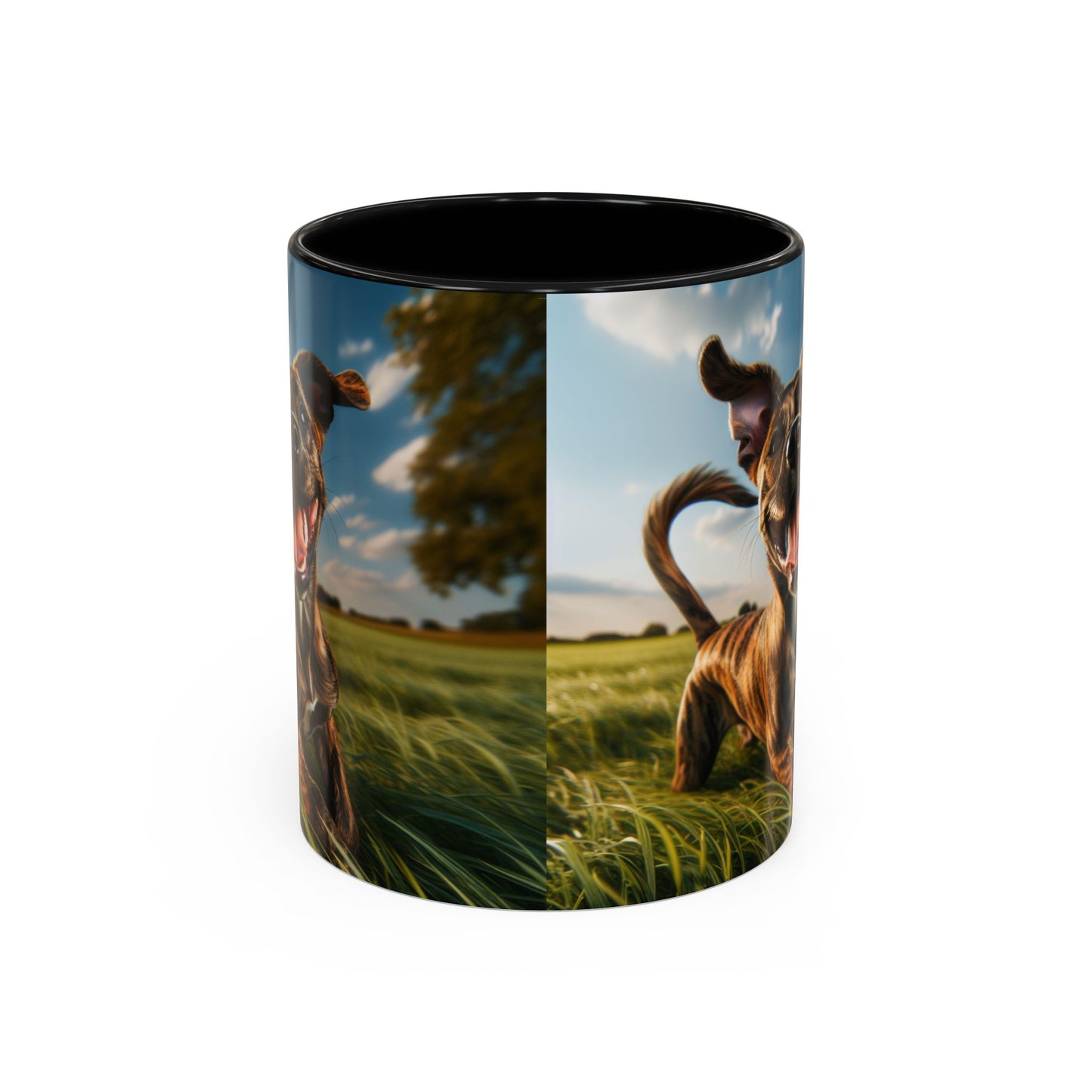 Treeing Tennessee Brindle Accent Coffee Mug - Perfect Gift for Dog Lovers