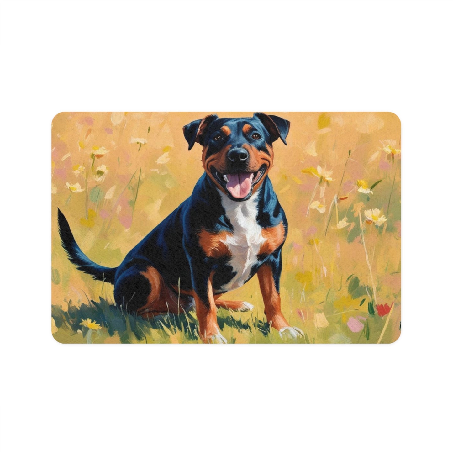 Pet Food Mat (12x18) - American Staffordshire Terrier