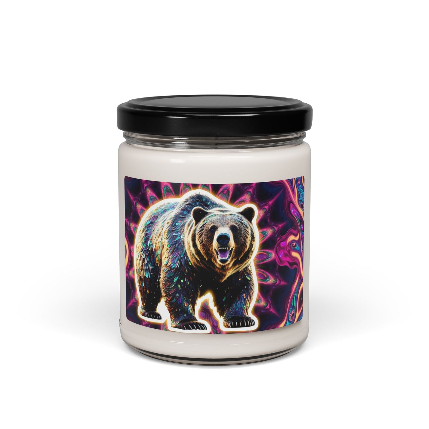 Psychedelic Grizzly- Scented Soy Candle, 9oz