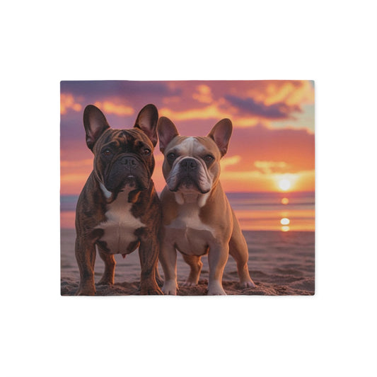 French Bulldog Love Sweatshirt Blanket