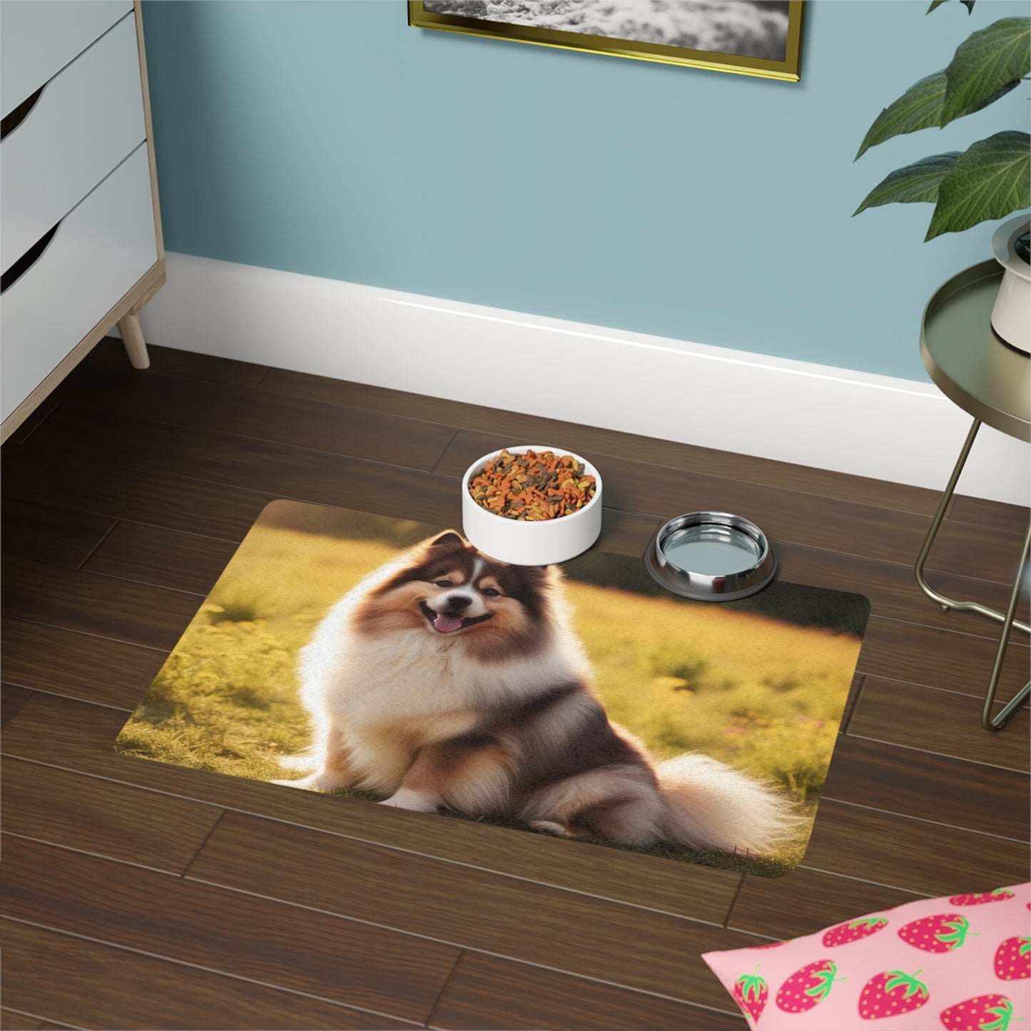 Pet Food Mat (12x18) - Keeshond