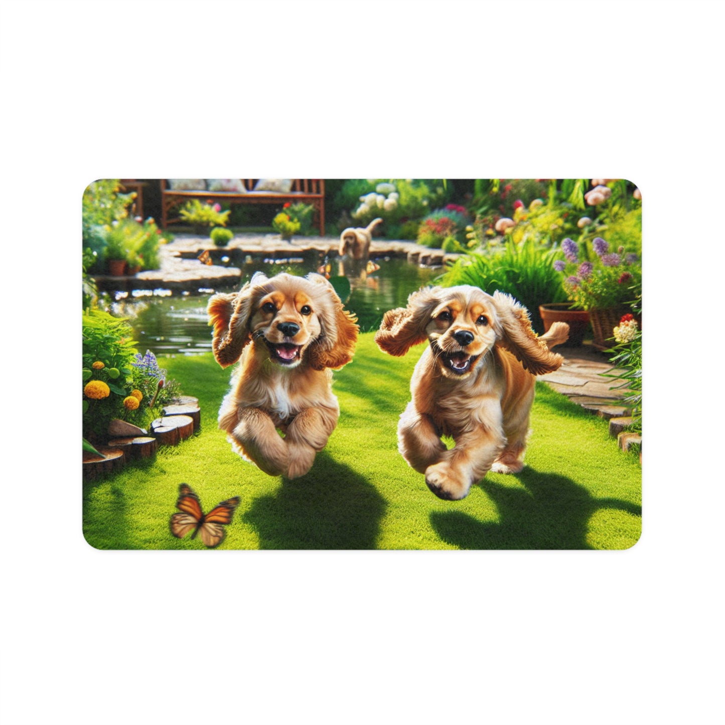 Pet Food Mat (12x18) - Cocker Spaniel