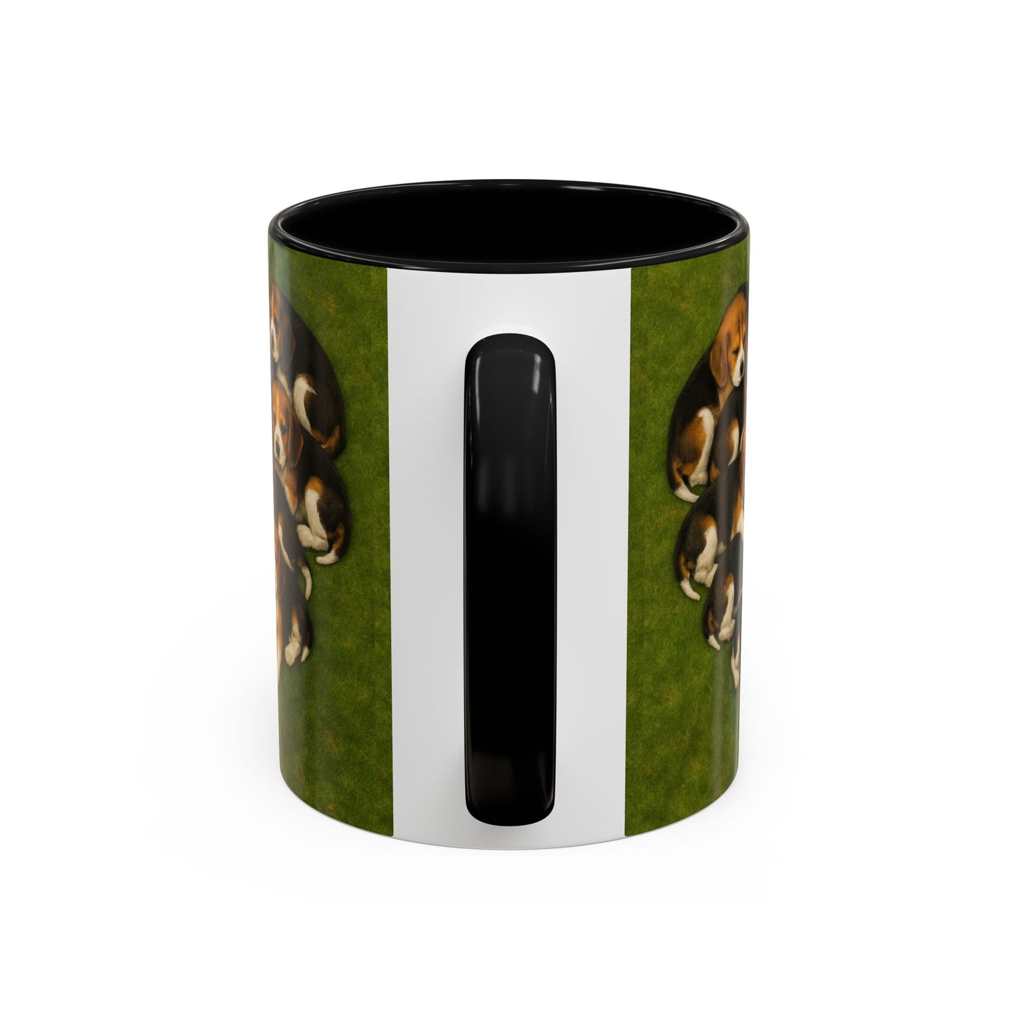Beagle puppies Accent Coffee Mug - Perfect Gift for Dog Lovers