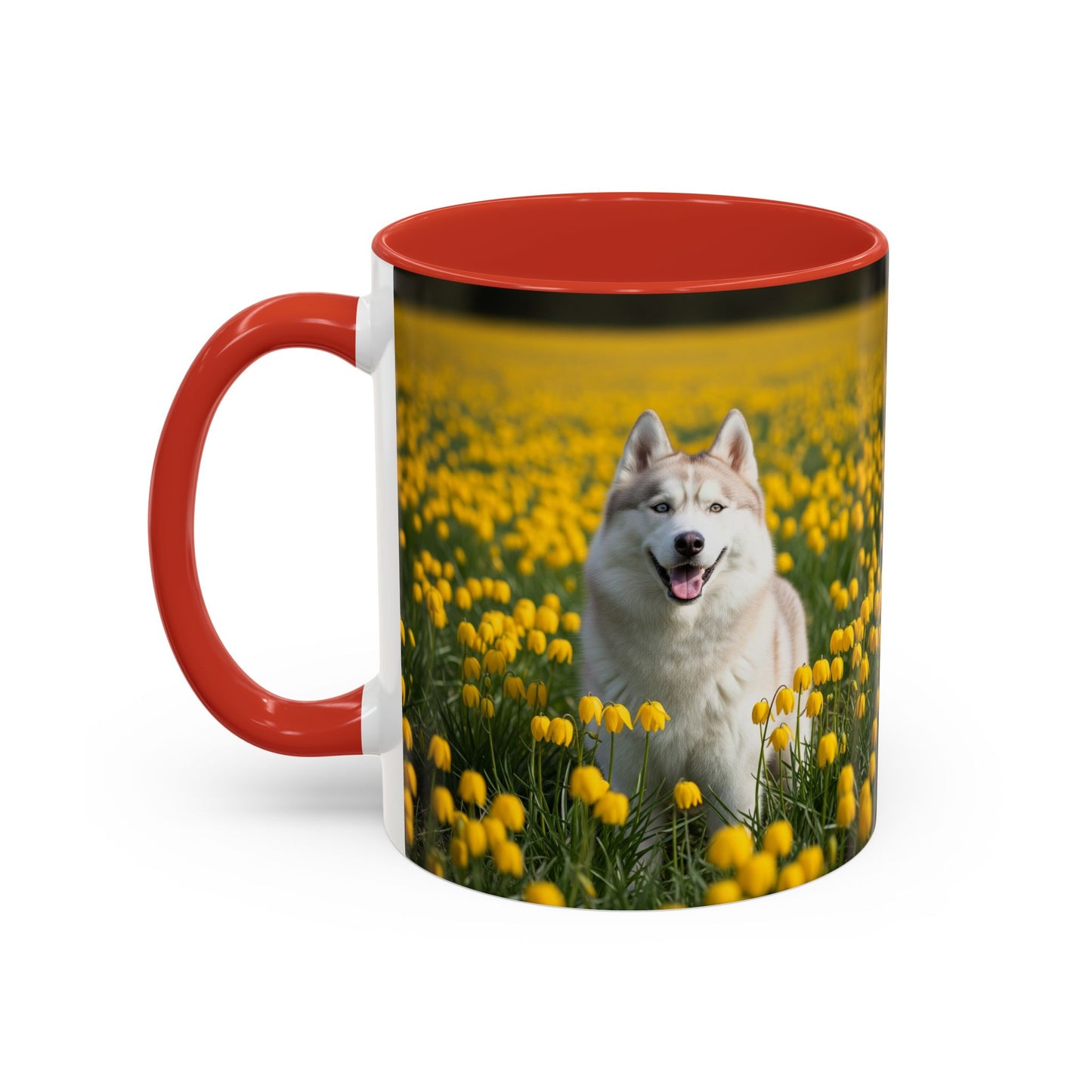 Mug à café avec motif Husky de Sibérie - Le cadeau idéal pour les amoureux des chiens
