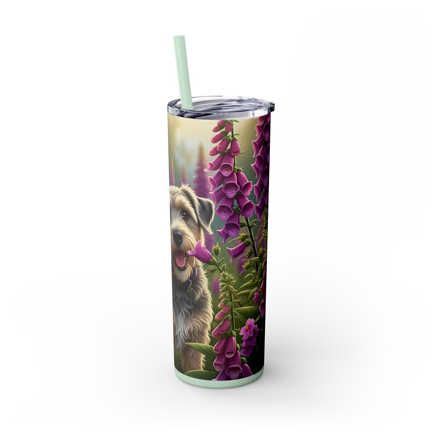 Skinny Tumbler with Straw – 20 oz Stainless Steel Cup