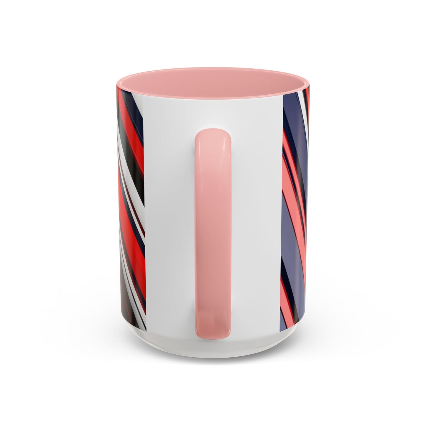 Optical Illusion Accent Mug – Ceramic Coffee Cup