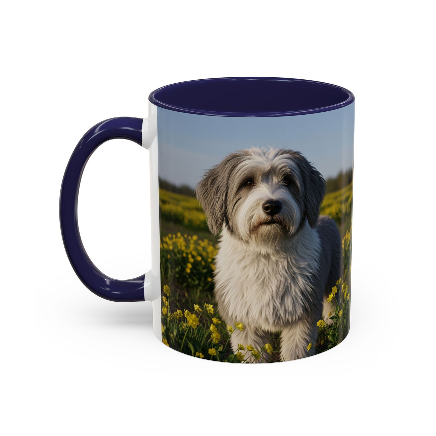 Taza de café con diseño de perro pastor polaco de las tierras bajas: el regalo perfecto para los amantes de los perros.