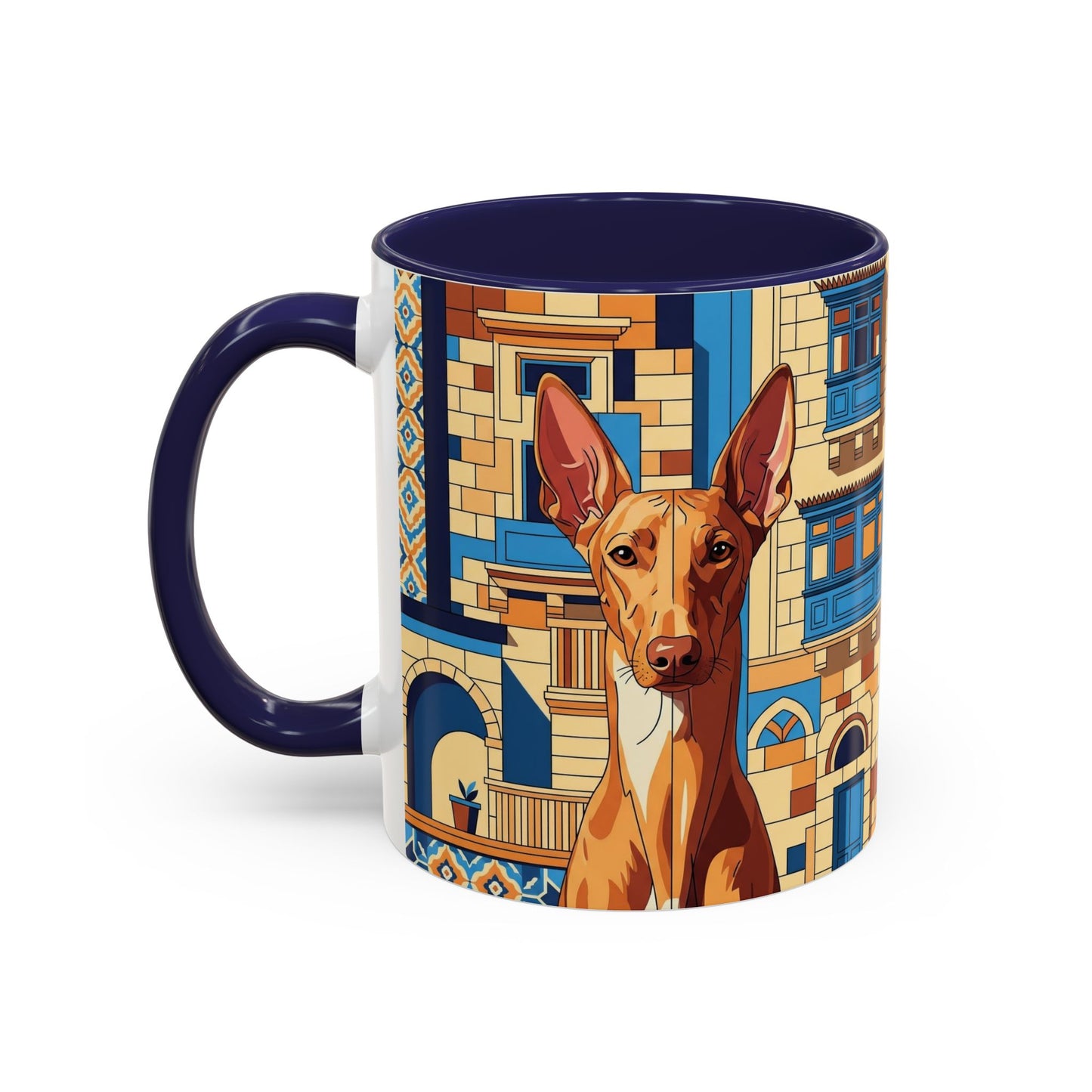 Taza de café con diseño de Pharaoh Hound: el regalo perfecto para los amantes de los perros.