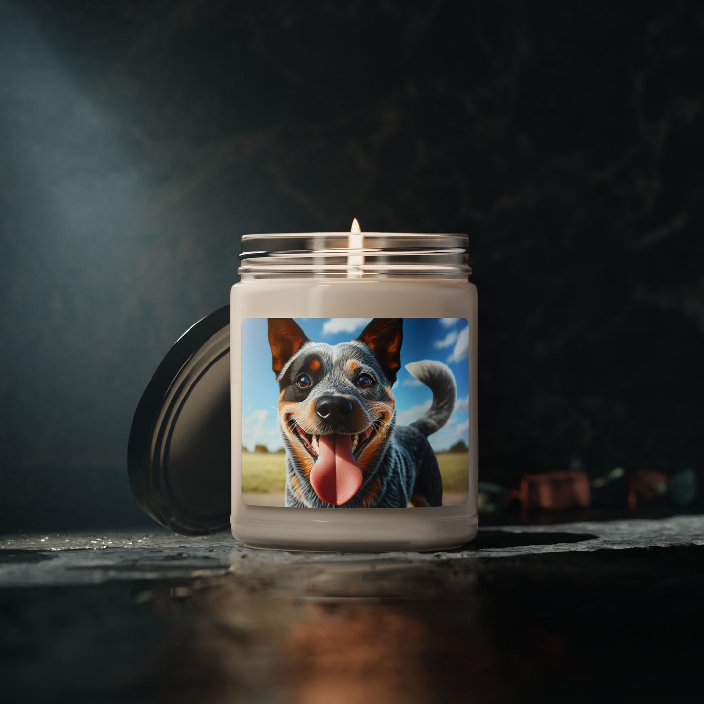 Australian Stumpy Tail Cattle Dog- Scented Soy Candle, 9oz