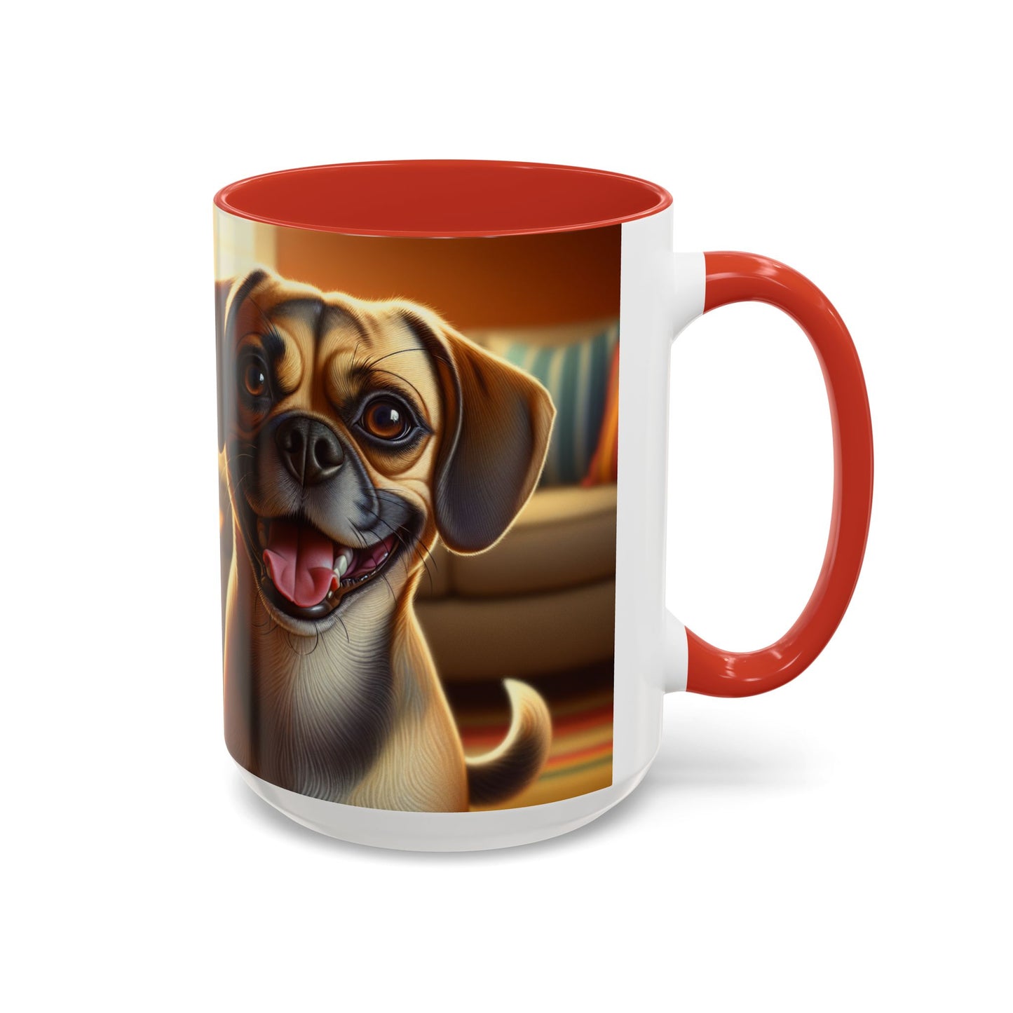 Taza de café con detalles de Puggle: el regalo perfecto para los amantes de los perros