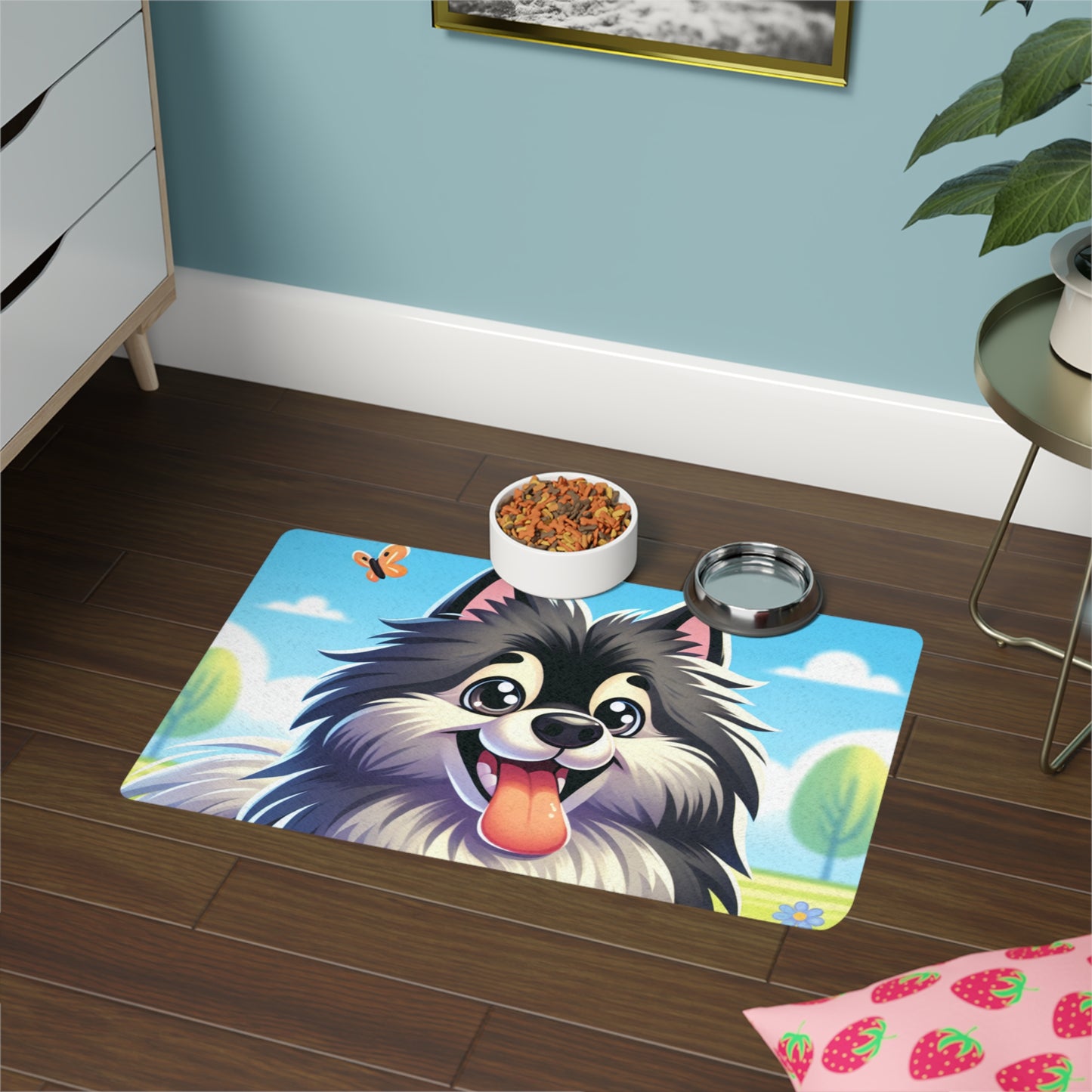 Pet Food Mat (12x18) - Keeshond