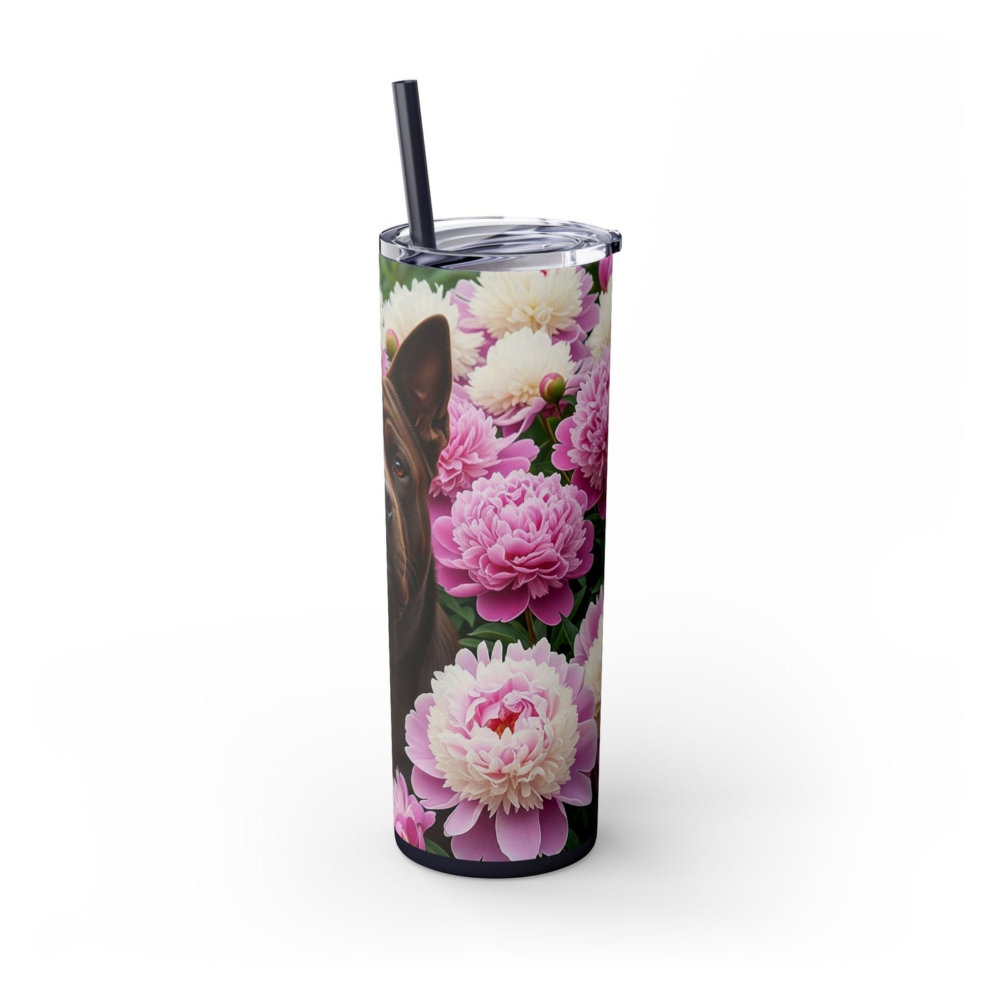 Gobelet isotherme de Chongqing (Chine) avec paille, 590 ml (20 oz).