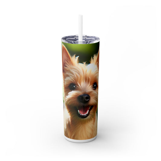 Norwich Terrier Tumbler with Straw, 20oz