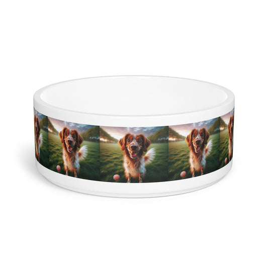 Brittany Dog Pet Bowl