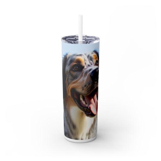 Braque Francais Pyrenean Tumbler with Straw, 20oz
