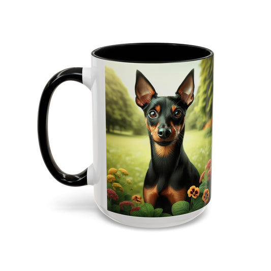 Manchester Terrier Accent Coffee Mug - Perfect Gift for Dog Lovers