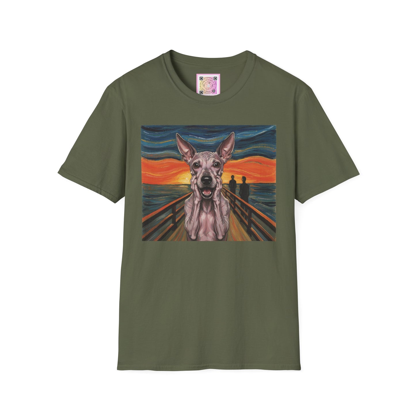 Canine Canvas Collection: Munch Homage Tee Shirt