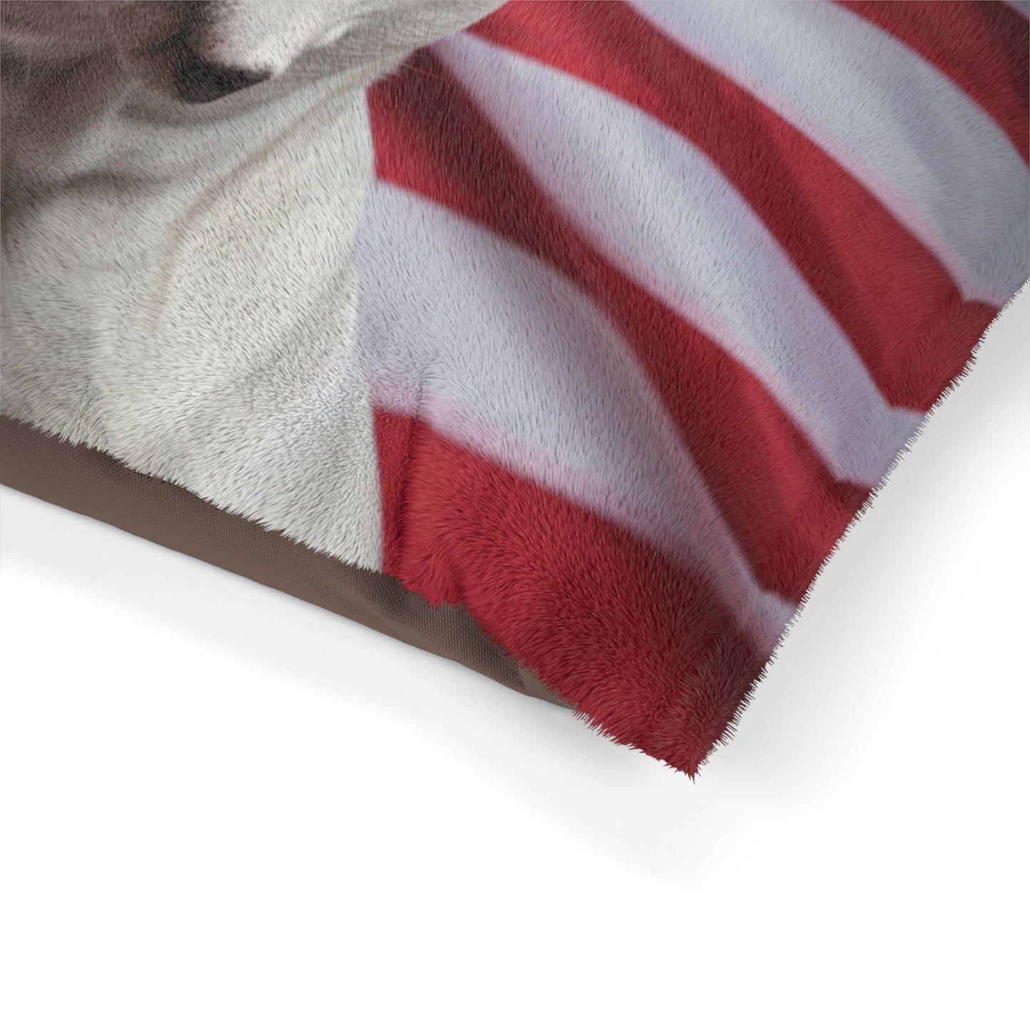 American Bulldog Patriotic Pet Bed