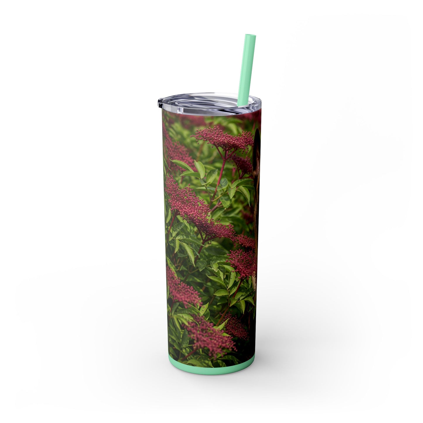 Belgian Shepherd Dog Malinois Tumbler with Straw, 20oz