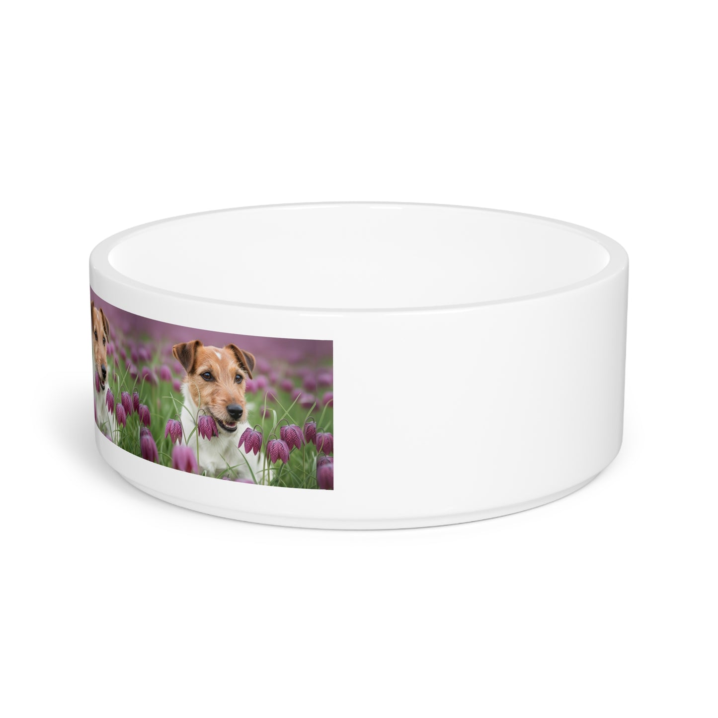 Russell Terrier Pet Bowl – Ceramic Dog Bowl