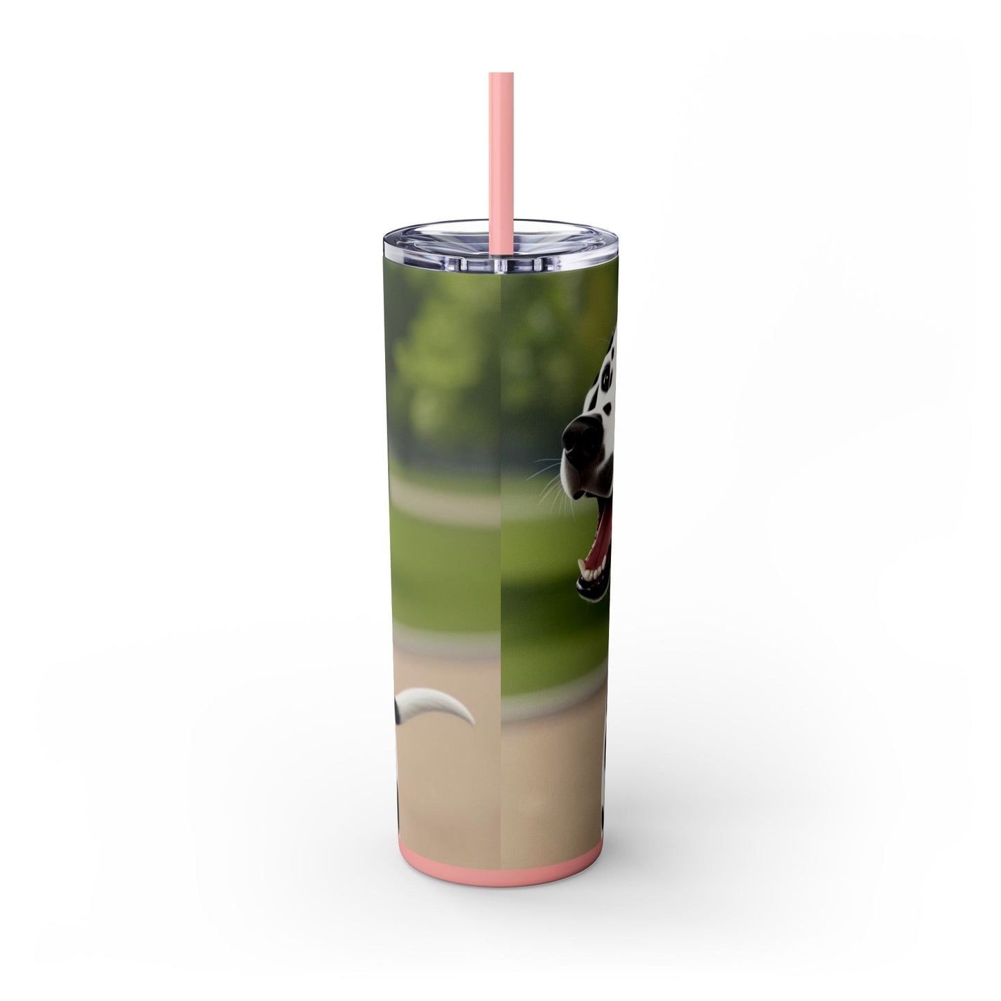 Skinny Tumbler with Straw – 20 oz Stainless Steel Cup