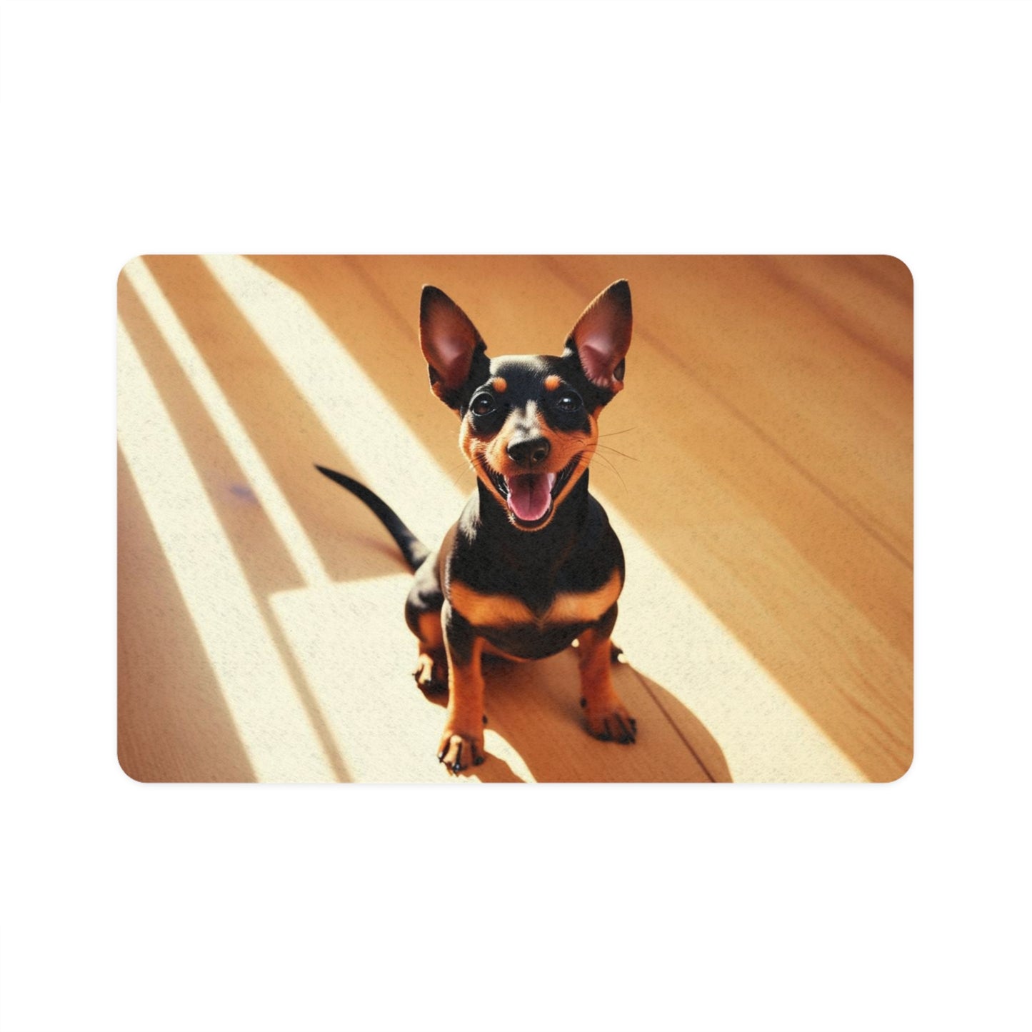 Pet Food Mat (12x18) - Miniature Pinscher