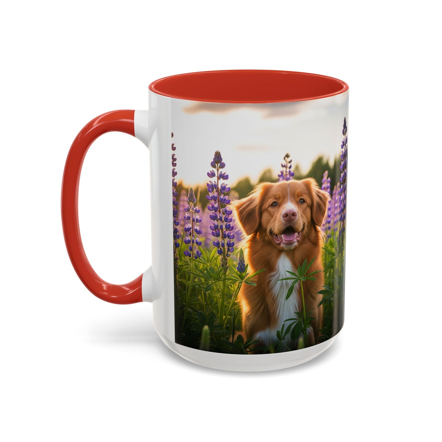 Taza de café con diseño de retriever de Nueva Escocia: el regalo perfecto para los amantes de los perros.
