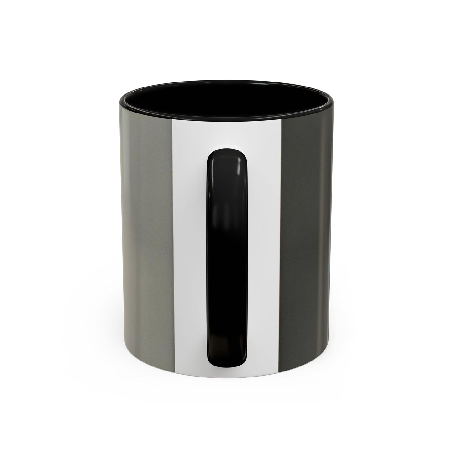 Optical Illusion Accent Mug – Ceramic Coffee Cup