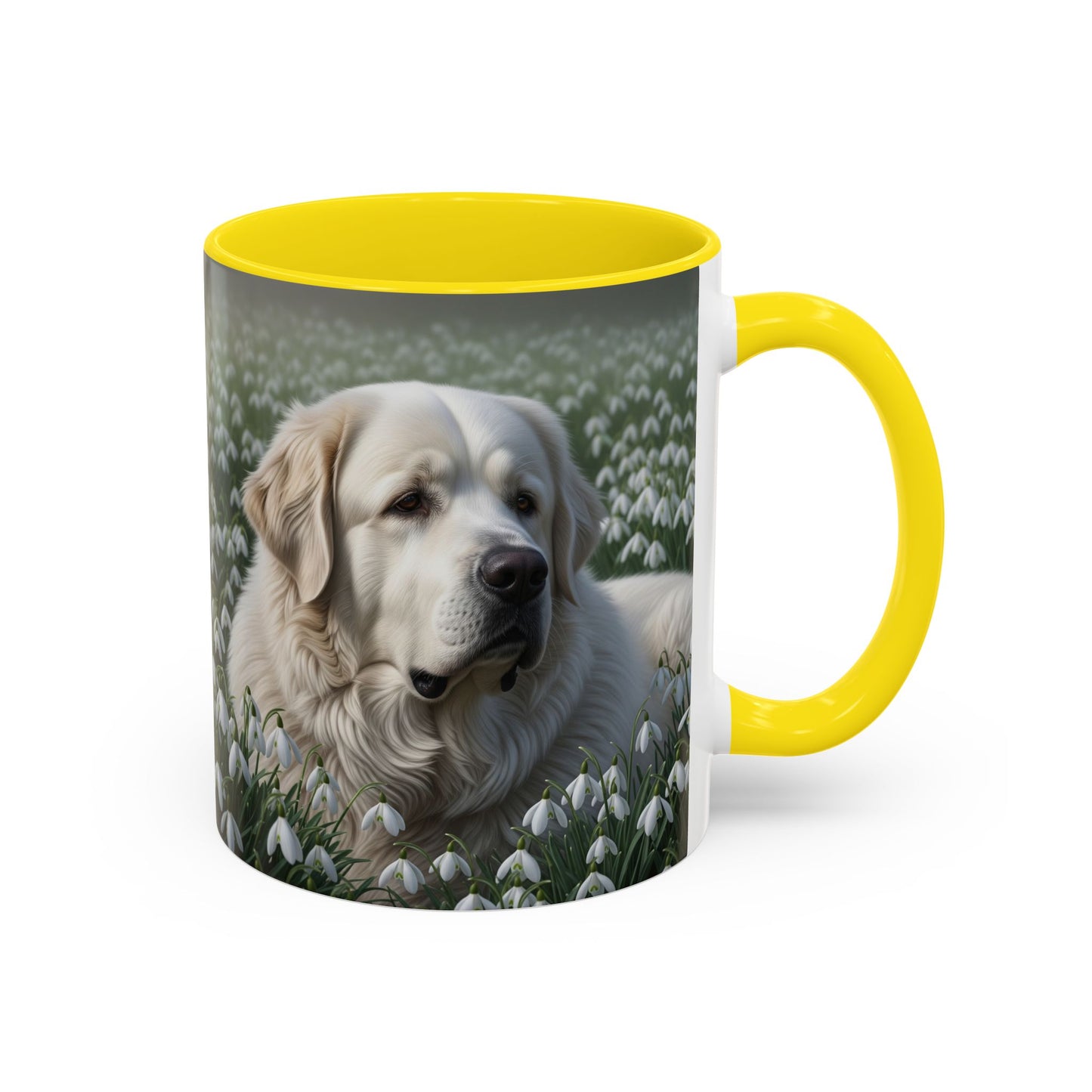 Mug à café avec motif de mastiff des Pyrénées - Cadeau idéal pour les amoureux des chiens