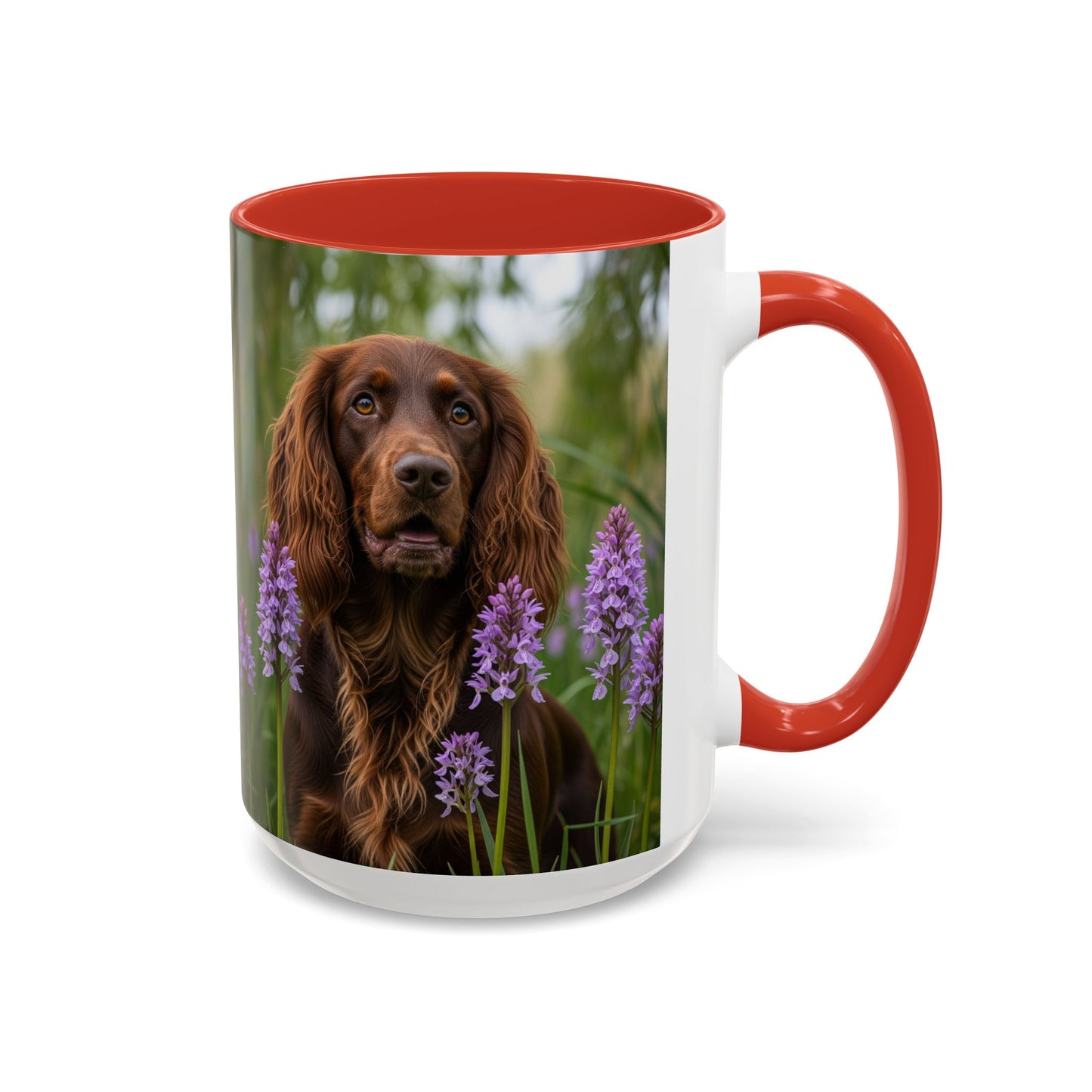 Mug à café à motif épagneul Pont-Audemer - Cadeau idéal pour les amoureux des chiens