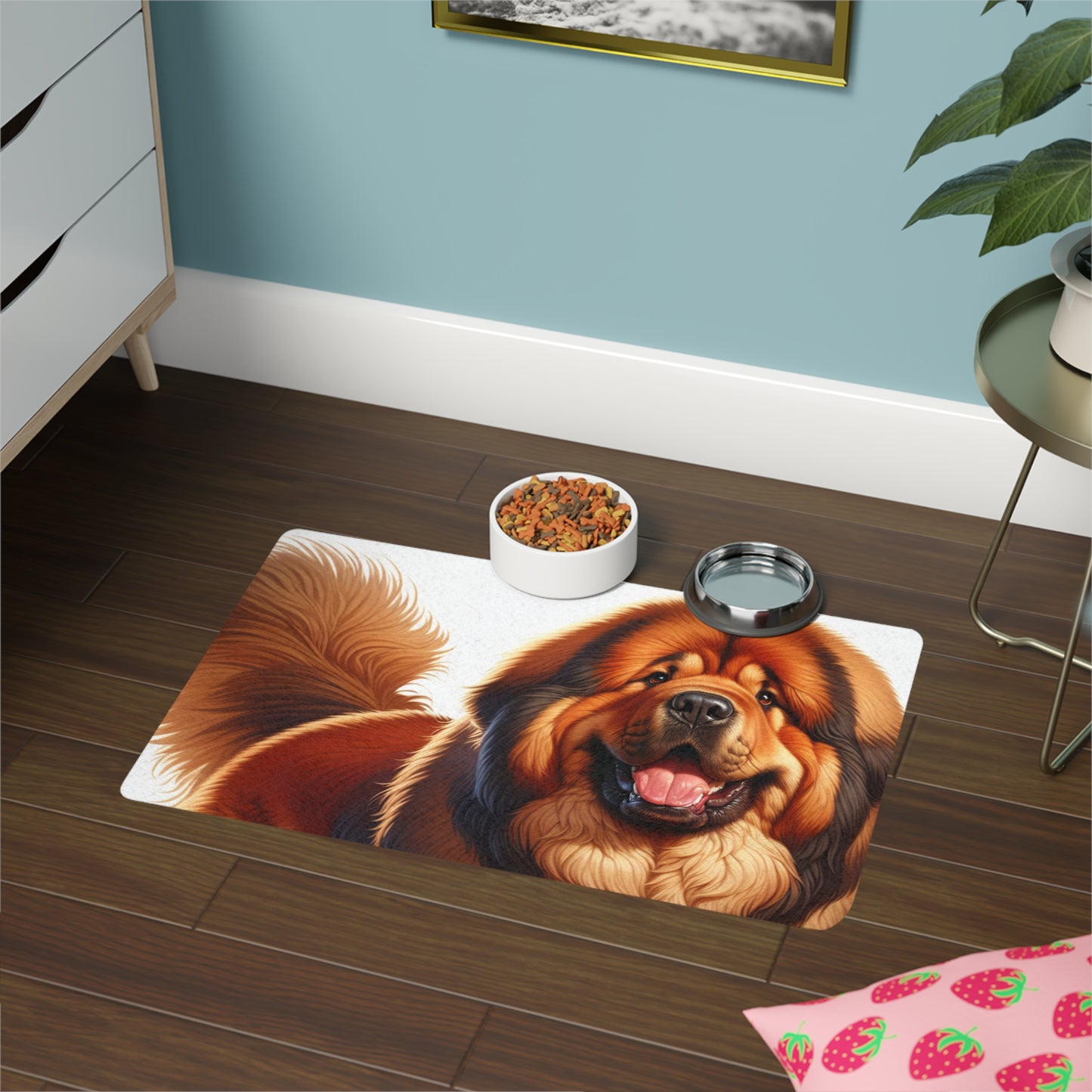 Pet Food Mat (12x18) - Tibetan Mastiff