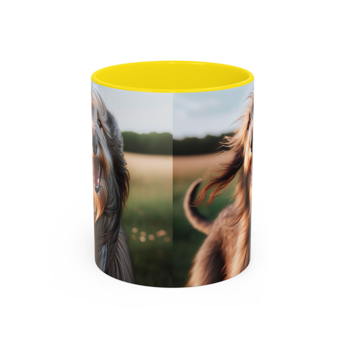 Scottish Deerhound Accent Coffee Mug - Perfect Gift for Dog Lovers