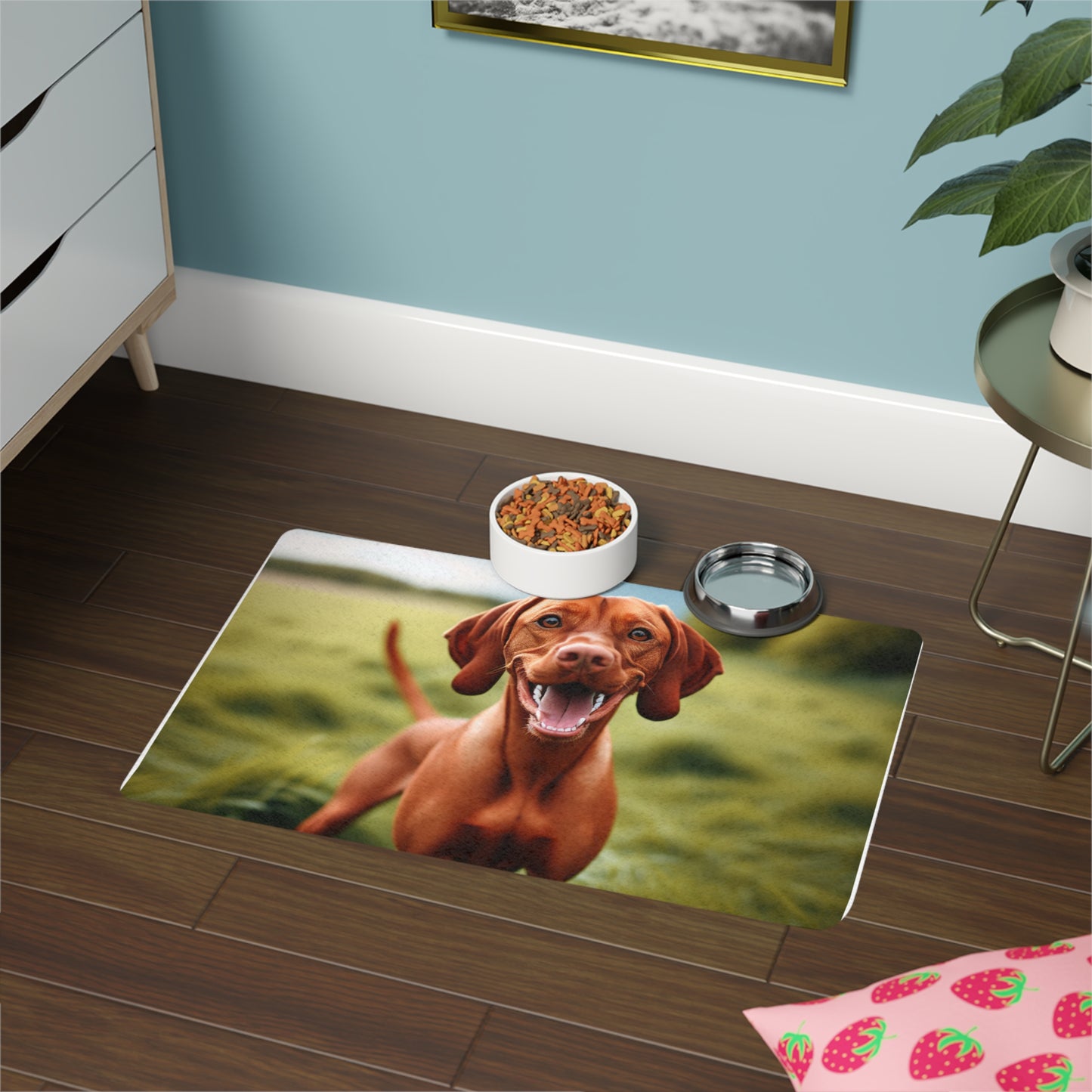 Pet Food Mat (12x18) - Hungarian Vizsla