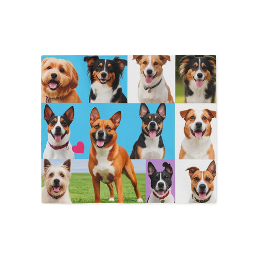 Medium Dogs Sweatshirt Blanket