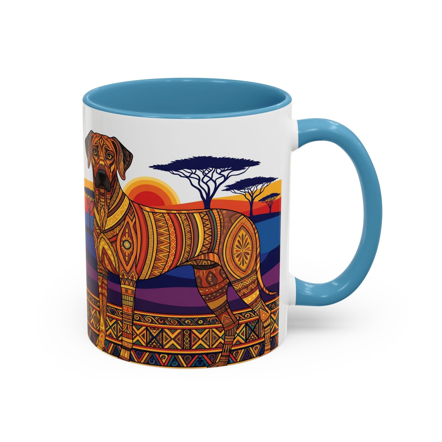 Taza de café con diseño de Rhodesian Ridgeback: el regalo perfecto para los amantes de los perros.