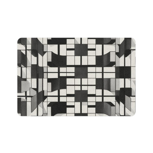 Pet Food Mat (12x18) - Optical Illusion