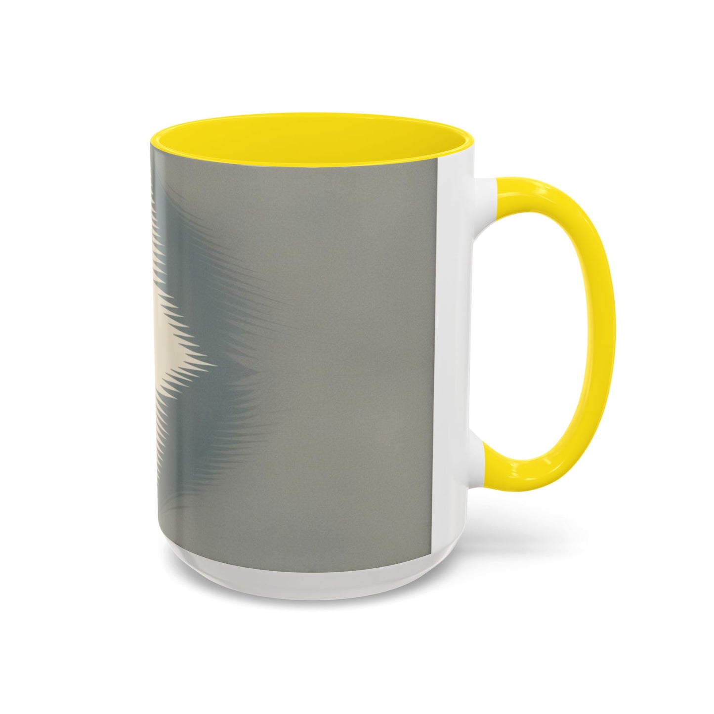 Optical Illusion Accent Mug – Ceramic Coffee Cup