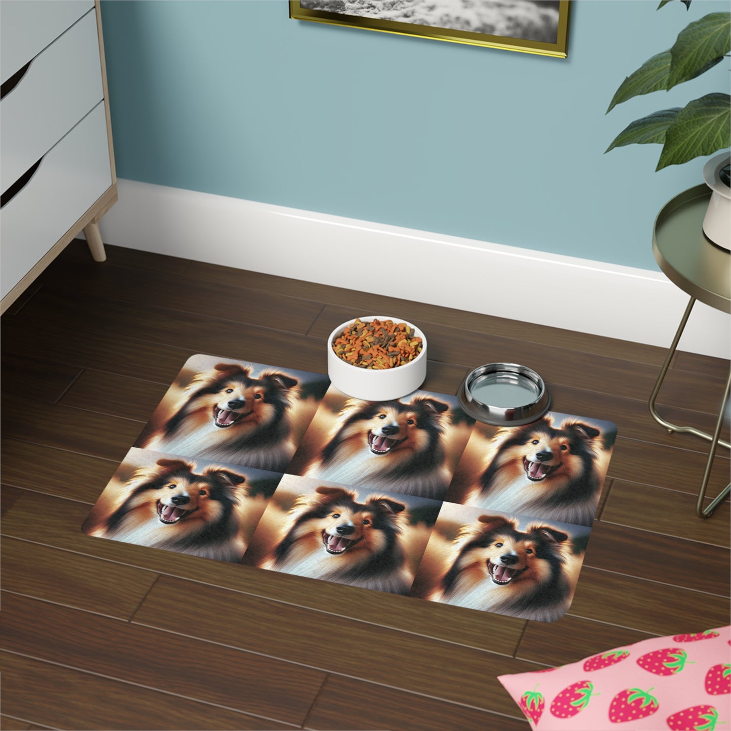 Pet Food Mat (12x18) - Collie