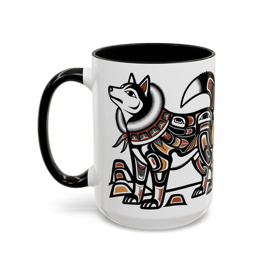 Siberian Husky Accent Coffee Mug - Perfect Gift for Dog Lovers