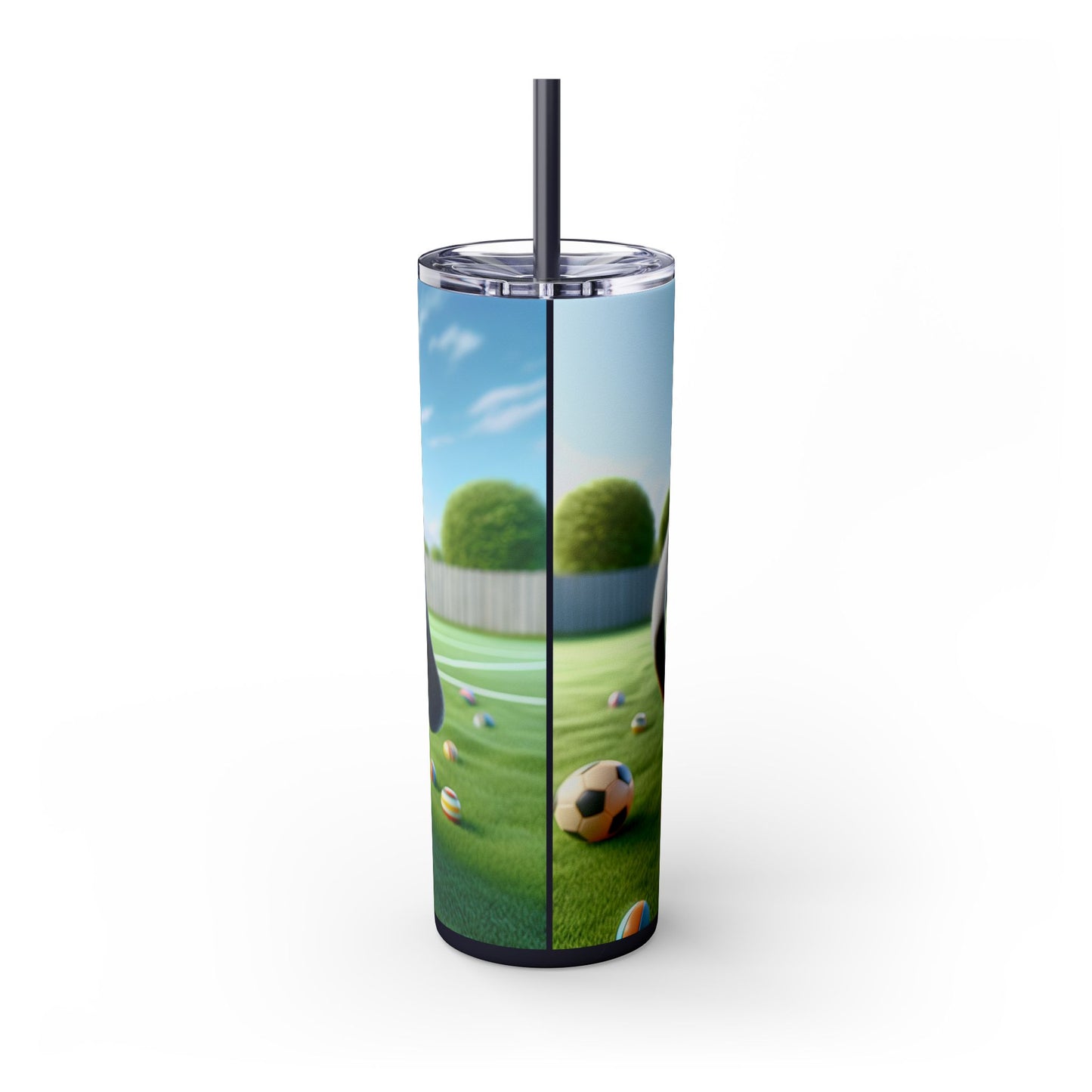 Basset Hound Tumbler with Straw, 20oz