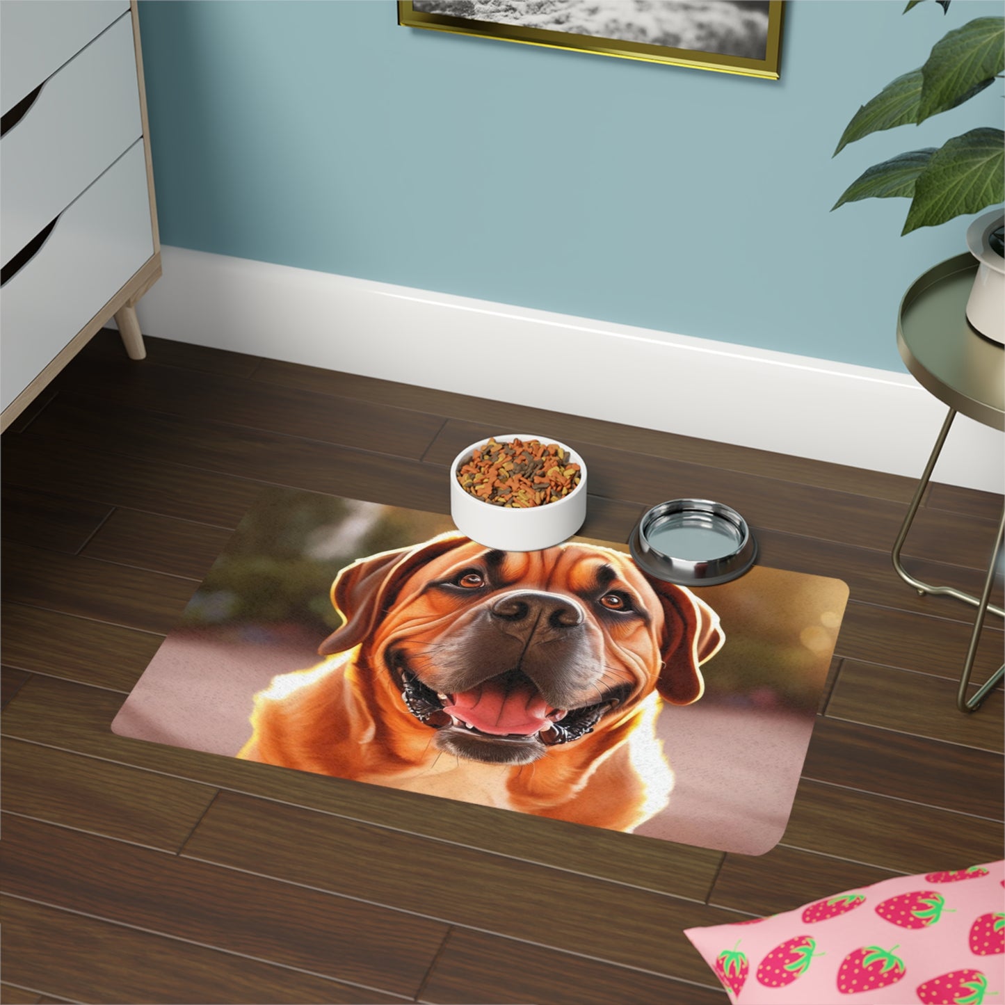 Pet Food Mat (12x18) - Dogue de Bordeaux