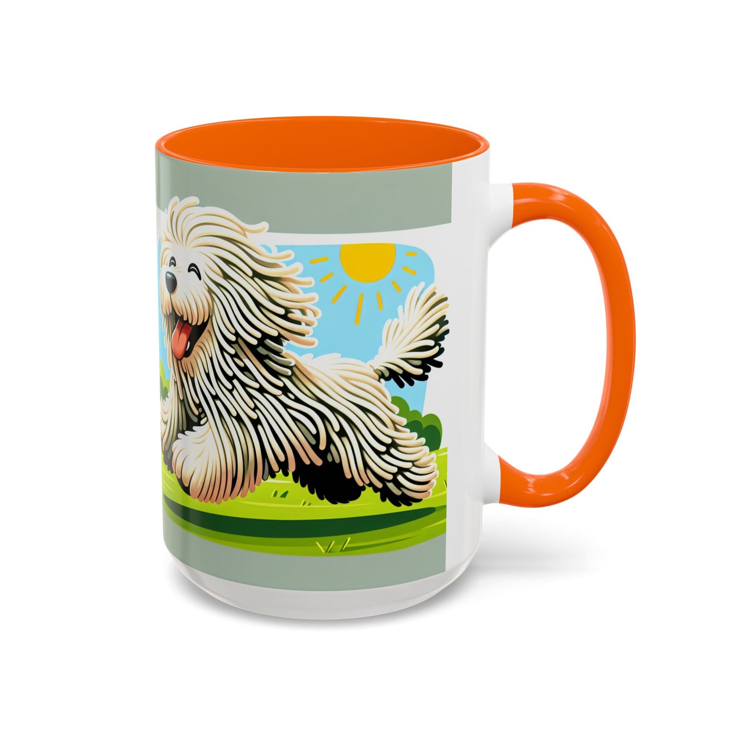 Mug Komondor Accent - Le cadeau idéal pour les amoureux des chiens