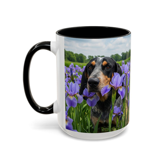 Bluetick Coonhound Accent Coffee Mug - Perfect Gift for Dog Lovers