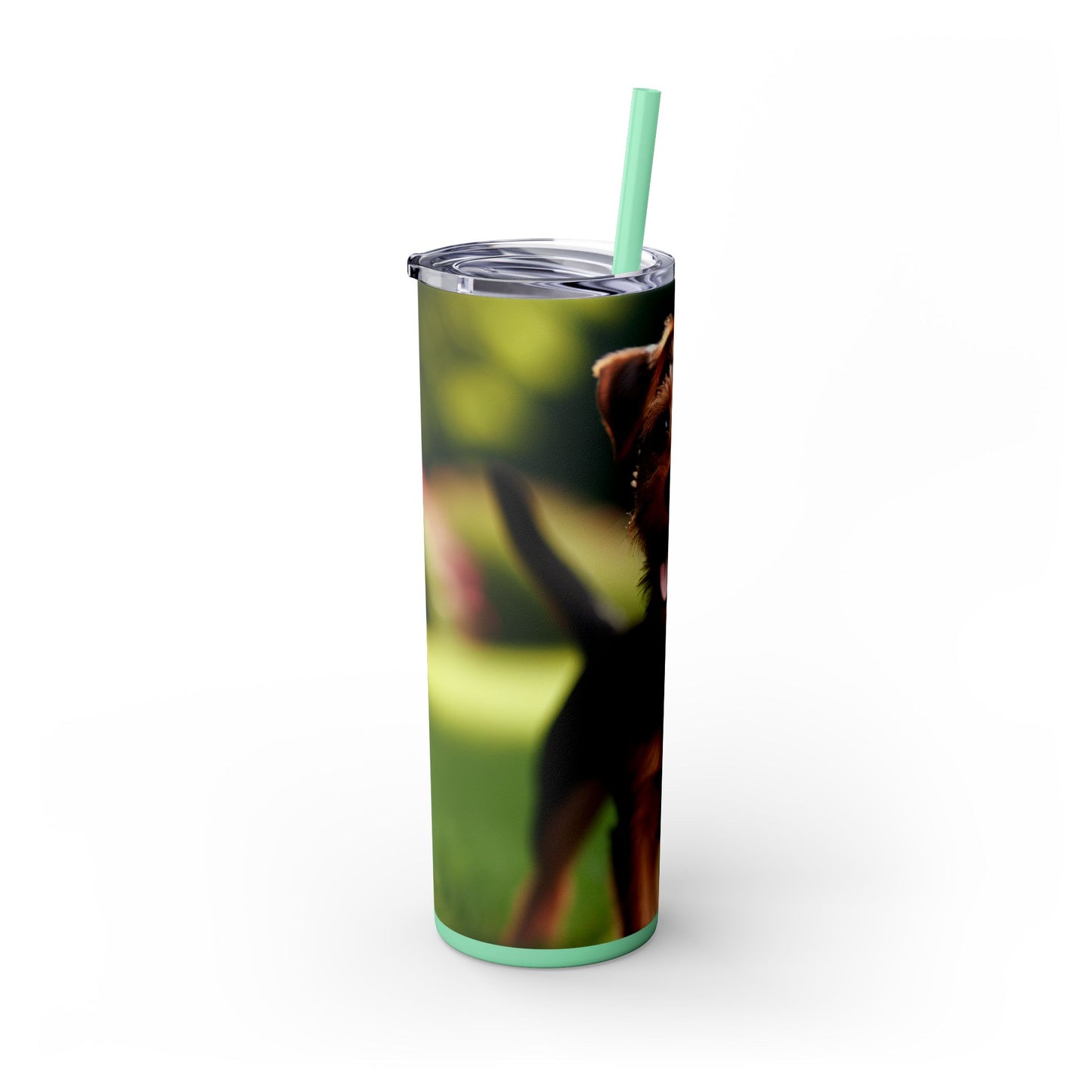 Deutscher Jagdterrier Vaso con pajita, 20 oz