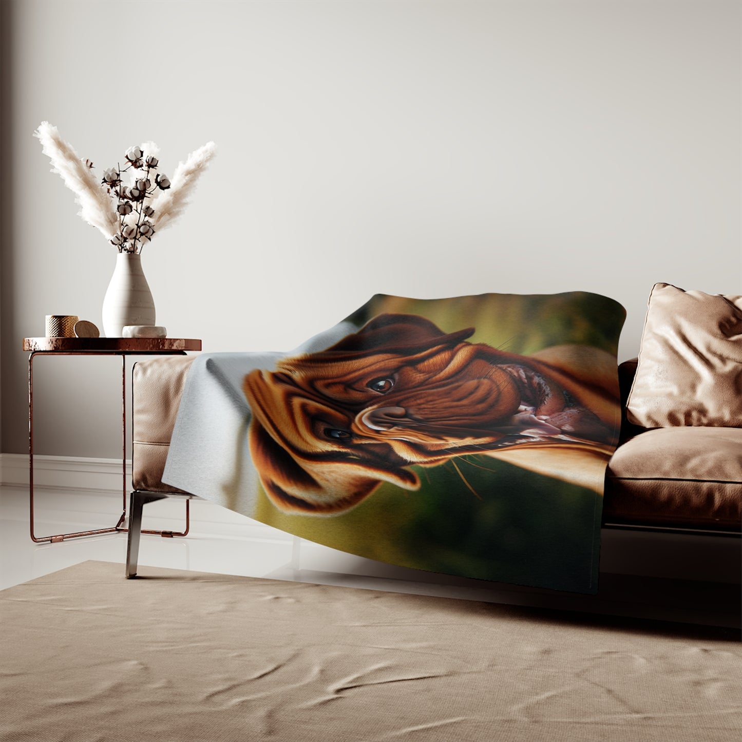 Dogue de Bordeaux Sweatshirt Blanket