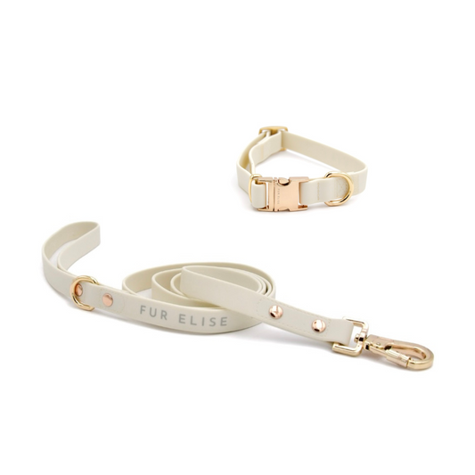 Ensemble collier et laisse Elise - Os