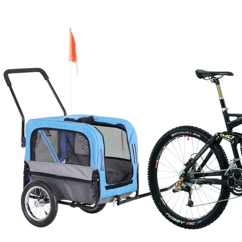 Poussette-vélo/poussette de jogging 2 en 1 à 3 roues pour animaux de compagnie