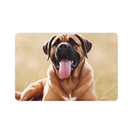 Pet Food Mat (12x18) - Mastiff