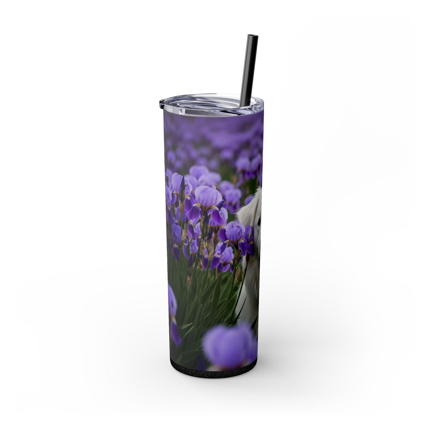 Skinny Tumbler with Straw – 20 oz Stainless Steel Cup