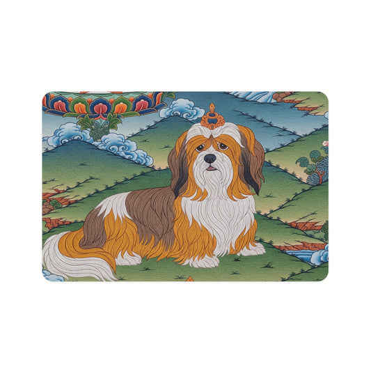 Pet Food Mat (12x18) - Lhasa Apso